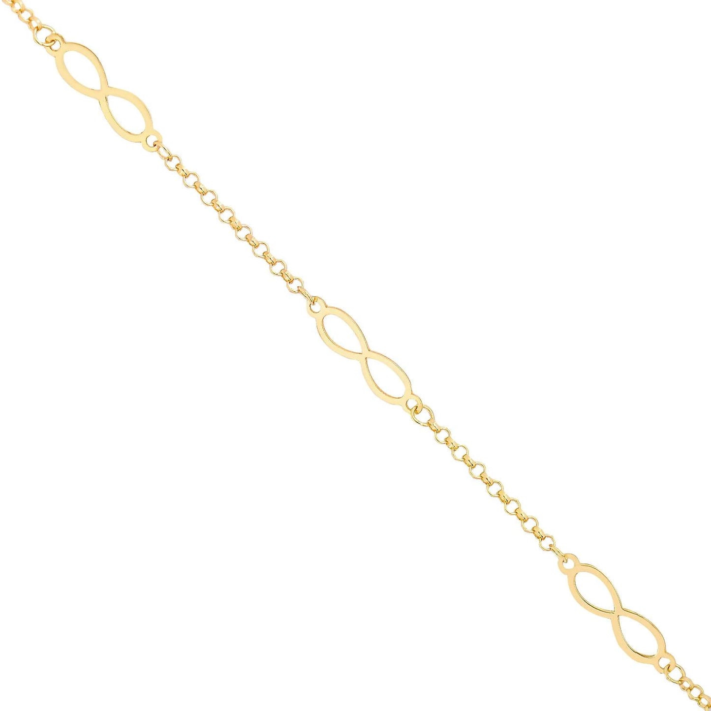 Infinity Bracelet 14k Gold ~ 0.81 gr