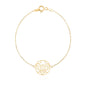 Flower Pendant Bracelet 14k Gold ~ 0.89gr
