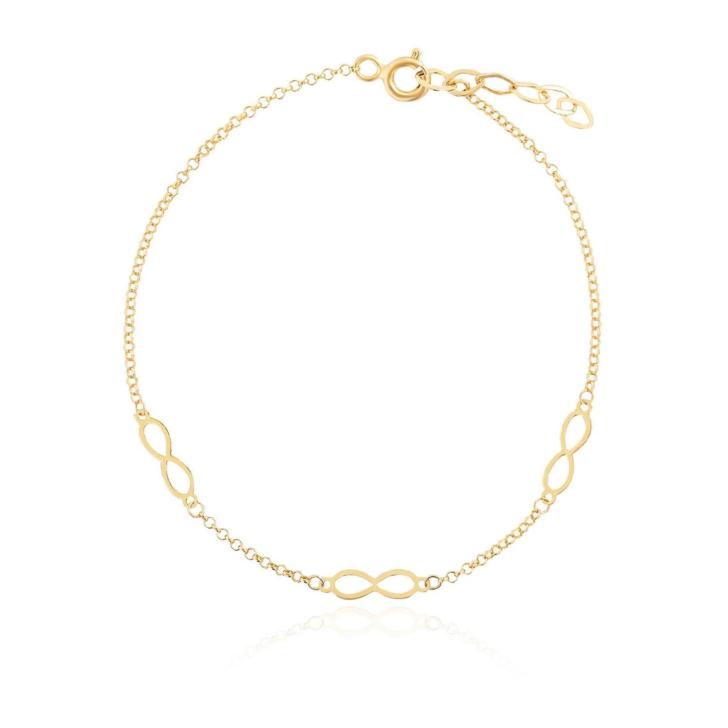 Infinity Bracelet 14k Gold ~ 0.81 gr