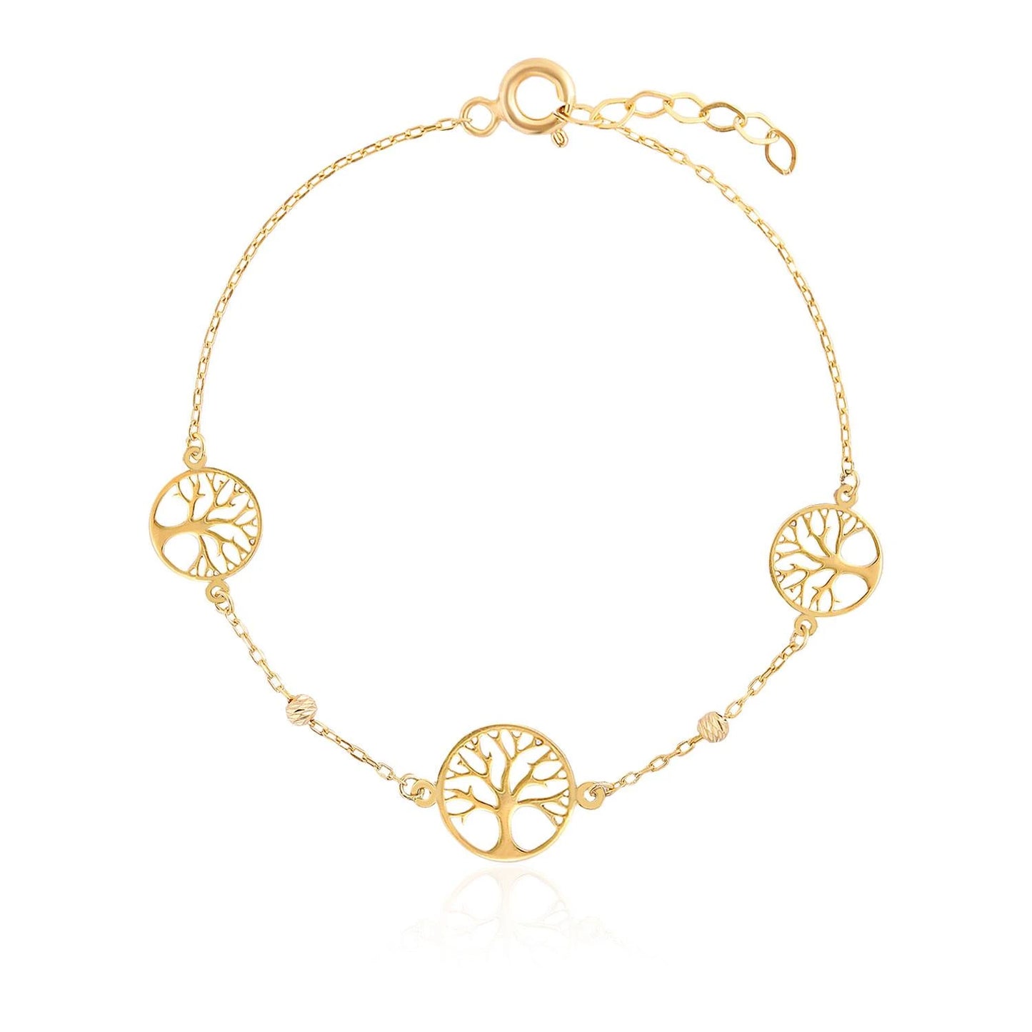 Tree of Life Bracelet 14k Gold ~ 1.06gr