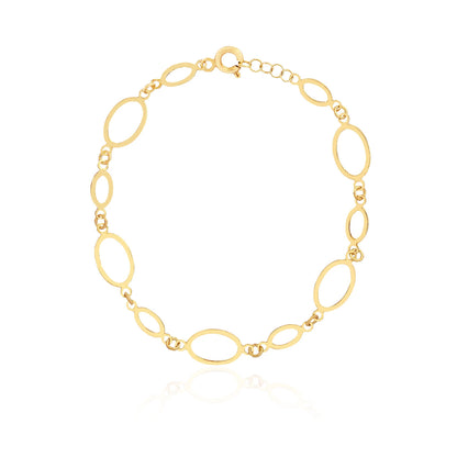 Steinloses Armband 14k Gold ~ 1,975gr