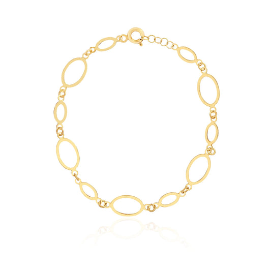 Steinloses Armband 14k Gold ~ 1,975gr
