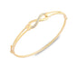 Infinity / Unendlichkeit Armreif 14k Gold ~ 5,02gr