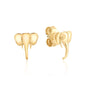 Elefant Ohrringe / Ohrstecker Paar 14k Gold ~ 0,69gr