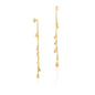 Teardrop Dangle Earrings / Stud Pair 14k Gold ~ 1.41g