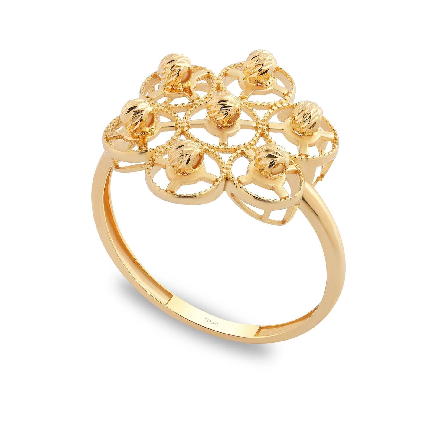 Dorika Kugel Ring 14k Gold ~ 1,88gr
