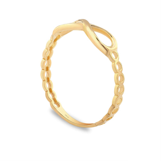 Unendlichkeit Ring 14k Gold ~ 0,96 gr