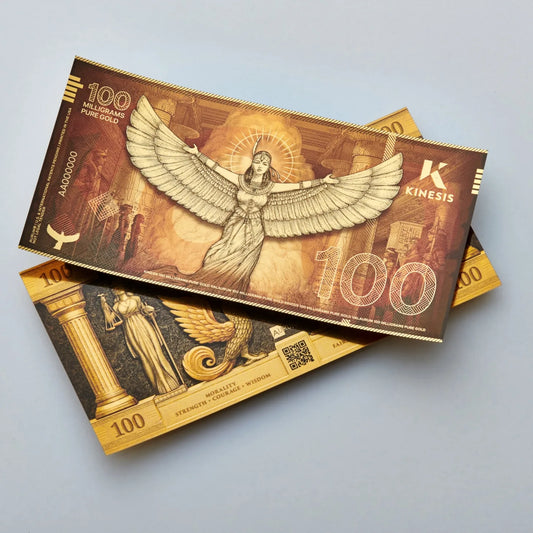 100mg Kinesis Ma´at Goldschein Goldbarren**