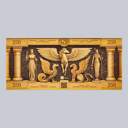 250mg Kinesis Griffin Gold Note Gold Bar**